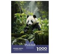 Puzzle Da 1000 Pezzi Per Adolescenti Panda in Tropical Rainforest Puzzle Gioco Per Famiglie Regali Per Donne Divertimento A Casa Attività, 52x38cm/1000pcs