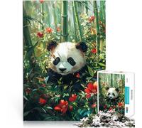 Puzzle da 1000 pezzi per adolescenti Panda nella foresta di bambù Gioco a quiz Attività divertenti a casa, regali di compleanno, regali di viaggio, 70x100cm