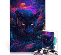 Puzzle da 1000 pezzi per adolescenti Pantera Astrale della Nebulosa di Mezzanotte Giocattoli da gioco Gioco educativo per compleanno e Natale 38x26cm