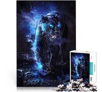 Puzzle da 1000 pezzi per adolescenti Pantera Nera Antistress Vacanza in patria Uccidere il tempo Migliorare l'amore tra le coppie 75x50cm