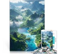 Puzzle da 1000 pezzi per adolescenti Paradiso tropicale dell'isola Giochi divertenti Decorazione murale Regali unici per compleanno e Natale 52x38cm