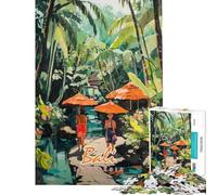 Puzzle da 1000 pezzi per adolescenti paradiso tropicale di Bali puzzle per adulti gioco pratico ideale per le vacanze a casa per passare il tempo regali di Natale e compleanno (dimensioni 38x26cm)