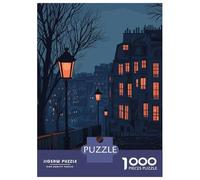 Puzzle Da 1000 Pezzi Per Adolescenti Paris Night Scene Puzzle Per Adulti Giochi Rilassanti Assemblaggio Di Modelli Ottimo Regalo Per I Giocatori 52x38cm/1000pcs