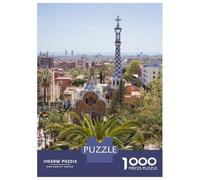 Puzzle Da 1000 Pezzi Per Adolescenti Park Güell Architecture Puzzle Per Adulti Giochi Rilassanti Taglio Di Precisione Regali Di Natale E Compleanno 38x26cm/1000pcs