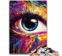 Puzzle da 1000 pezzi per adolescenti, parte dell'occhio, 1000 pezzi per adolescenti, giochi rilassanti, ideali come regalo per tutta la famiglia (26x38cm)
