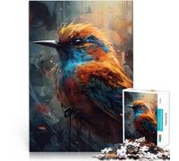 Puzzle da 1000 pezzi per adolescenti Passero Uccello Soprannaturale Sfida difficile con pezzi completamente interconnessi di forma casuale 75x50cm