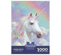 Puzzle Da 1000 Pezzi Per Adolescenti Pastel Unicorn Puzzle Per Adulti Gioco Rompicapo Difficile Divertente Attività A Casa 70x50cm/1000pcs