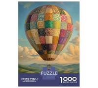 Puzzle Da 1000 Pezzi Per Adolescenti Patchwork Hot Air Balloon Puzzle Giochi Rilassanti Ma Divertenti E Spiritosi Regalo Di Compleanno, Regali, 52x38cm/1000pcs