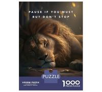 Puzzle Da 1000 Pezzi Per Adolescenti Pause If You Must Puzzle Per Adolescenti Gioco Per Famiglie Migliora La Memoria Regali Unici Per Compleanno E Natale 38x26cm/1000pcs