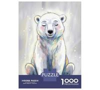 Puzzle Da 1000 Pezzi Per Adolescenti Peaceful Polar Bear Puzzle Per Adulti Giocattoli Antistress Regalo Di Compleanno Regali Di Natale Per Compleanno 52x38cm/1000pcs