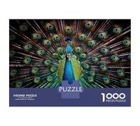 Puzzle Da 1000 Pezzi Per Adolescenti Peacock Feathers Bird Puzzle Per Adolescenti Giochi Per Famiglie Sfida Difficile Regali Di Compleanno E Unici 52x38cm/1000pcs