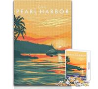 Puzzle da 1000 pezzi per adolescenti Pearl Harbor Hawaii Rompicapo Giochi per famiglie Taglio di precisione Regalo di compleanno Dimensioni 50x75cm