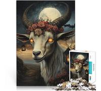 Puzzle da 1000 pezzi per adolescenti Pecora sfortunata Difficile da completare ma divertente e umoristico Decorazione d'arte per la casa 52x38cm
