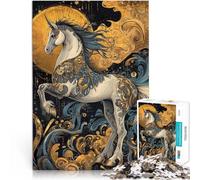 Puzzle da 1000 pezzi per adolescenti Pegaso iconico~ Giocattolo educativo intellettuale decomprimente Lista dei desideri con Babbo Natale 52x38cm