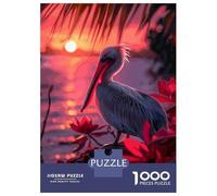 Puzzle Da 1000 Pezzi Per Adolescenti Pelican Rock Sunset Puzzle Per Adolescenti Giocattoli Fai Da Te Corsa Di Velocità Manuale Regali Unici Per Compleanno E Natale 52x38cm/1000pcs