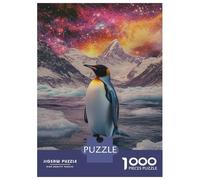 Puzzle Da 1000 Pezzi Per Adolescenti Penguin in Cosmos-5 Puzzle Per Adulti Gioco Rompicapo Difficile Divertente Attività A Casa 70x50cm/1000pcs