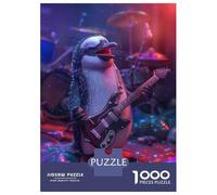 Puzzle Da 1000 Pezzi Per Adolescenti Penguin Rock Puzzle Gioco Per Famiglie Regali Per Donne Divertimento A Casa Attività, 70x50cm/1000pcs