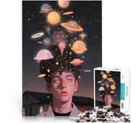 Puzzle da 1000 pezzi per adolescenti Pensieri Cosmici Giocattoli educativi per l'apprendimento Giochi per famiglie decorazione murale 38x26cm