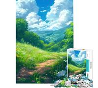 Puzzle da 1000 pezzi per adolescenti percorso estivo puzzle per adulti gioco pratico sfida difficile da completare (dimensioni 38x26cm)