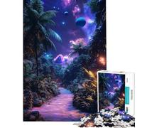 Puzzle da 1000 pezzi per adolescenti percorso mistico nella giungla rompicapo per adulti sfida impegnativa regalo per amici e familiari (dimensioni 38x52cm)