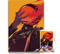 Puzzle da 1000 pezzi per adolescenti, personaggio anime con sangue, divertimento in famiglia e serata di giochi, sfida difficile, ottimo regalo, dimensioni 38x26cm