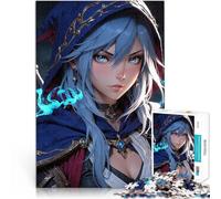 Puzzle da 1000 pezzi per adolescenti Personaggio anime femminile Per il divertimento in famiglia Migliorare l'amore tra le coppie 38x26cm