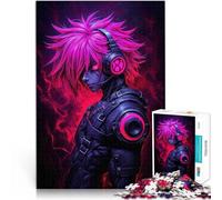 Puzzle da 1000 pezzi per adolescenti Personaggio anime per il giocattolo di sfida del gioco educativo con poster abbinato e foglio di quiz 52x38cm