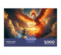 Puzzle Da 1000 Pezzi Per Adolescenti Phoenix Rising Fantasy Artwork Puzzle Per Adulti Giochi Rilassanti Antistress Aiutano Ad Allenare Il Cervello 70x50cm/1000pcs