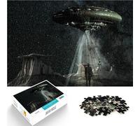 Puzzle da 1000 pezzi per adolescenti Pianeta alieno fantasy spaziale Analisi e logica con pezzi completamente interconnessi di forma casuale 75x50cm