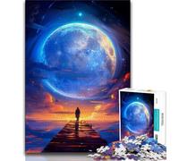 Puzzle da 1000 pezzi per adolescenti, pianeta alieno psichedelico, puzzle da 1000 pezzi per adolescenti, allena il cervello e le mani, regali per amici e familiari, 75x50cm