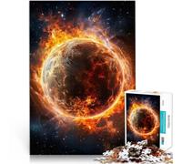 Puzzle da 1000 pezzi per adolescenti Pianeta in fiamme Antistress Vacanza in patria Uccidere il tempo Gioco educativo per compleanno e Natale 38x26cm