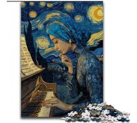 Puzzle da 1000 pezzi per adolescenti Pianoforte notturno, giocattoli da gioco Ogni pezzo è unico - Gioco divertente e stimolante per tutta la famiglia per bambini dai 14 anni dimensioni 50x75cm