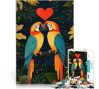 Puzzle da 1000 pezzi per adolescenti Piccioncini nella giungla Gioco intellettuale giocattolo Adatto per la decorazione del desktop 52x38cm