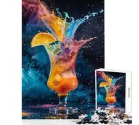 Puzzle da 1000 pezzi per adolescenti Pina Colada Artdeco Decorazione per la casa Giocattoli Regalo per compleanni Gioco educativo Ogni pezzo è unico - dimensioni 50x75cm