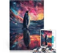 Puzzle da 1000 pezzi per adolescenti Pinguino dell'Antartide giocattoli educativi per l'apprendimento Adatto per la decorazione del desktop 38x26cm