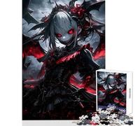 Puzzle da 1000 pezzi per adolescenti pipistrello vampiro ragazza anime giocattoli antistress regalo per compleanni gioco educativo aiuta ad allenare il cervello (dimensioni 38x52cm)