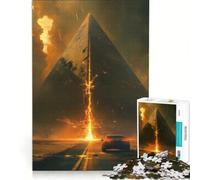 Puzzle da 1000 pezzi per adolescenti Piramide dell'Apocalisse Giochi rilassanti Sfida impegnativa Collezione d'artista Belle Arti 38x26cm