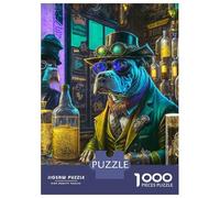 Puzzle Da 1000 Pezzi Per Adolescenti Pit Bull Punk Alehouse Puzzle Per Adulti Gioco Pratico Vacanza A Casa Passa Il Tempo Aiuta Ad Allenare Il Cervello 70x50cm/1000pcs
