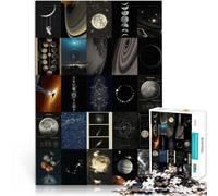 Puzzle da 1000 pezzi per adolescenti Pittura a mosaico di estetica astronomica Gioco rompicapo Giocattoli per la decorazione della casa 38x26cm