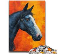 Puzzle da 1000 pezzi per adolescenti, pittura a olio di cavalli, giocattoli educativi per l'apprendimento, attività divertenti a casa, regalo di compleanno, regali di viaggio 50x75cm