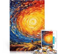 Puzzle da 1000 pezzi per adolescenti Pittura psichedelica Giochi educativi Decorazione della casa è ideale come regalo per tutta la famiglia 38x26cm