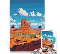 Puzzle da 1000 pezzi per adolescenti Pixel Art dello Utah Gioco intellettuale giocattolo Attività divertenti a casa, regali di compleanno, regali di viaggio, 52x38cm