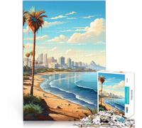 Puzzle da 1000 pezzi per adolescenti Pixel Art di San Diego giochi divertenti per famiglie Attività divertenti a casa, regali di compleanno, regali di viaggio, 38x26cm