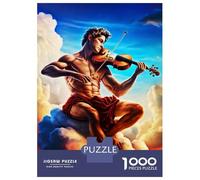 Puzzle Da 1000 Pezzi Per Adolescenti Play The Violin Puzzle Per Adulti Giochi Rilassanti Assemblaggio Di Modelli Ottimo Regalo Per I Giocatori 52x38cm/1000pcs