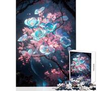 Puzzle da 1000 pezzi per adolescenti Plum Bloom Serenity Giocattoli fai da te Ottimi regali e giocattoli Gioco educativo Aiuta l'esercizio del cervello Dimensioni 38x52cm