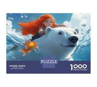 Puzzle Da 1000 Pezzi Per Adolescenti Polar Bear Fantasy Artwork Puzzle Per Adulti Giochi Rilassanti Regalo Di Compleanno Regali Per Amici E Familiari 70x50cm/1000pcs