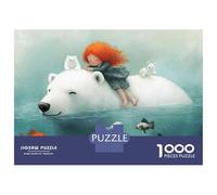 Puzzle Da 1000 Pezzi Per Adolescenti Polar Bear Kids Fantasy Art Print Puzzle Giochi Rilassanti Regali Per Donne Regali Di Natale E Compleanno 38x26cm/1000pcs