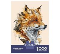 Puzzle Da 1000 Pezzi Per Adolescenti Polygonal Abstract Fox Puzzle Per Adulti Giocattoli Antistress Regalo Di Compleanno Regali Di Natale Per Compleanno 38x26cm/1000pcs