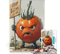 Puzzle da 1000 pezzi per adolescenti "Pomodoro in Ribellione" giocattolo antistress stimolante e impegnativo regalo di Natale o compleanno 38x52cm