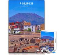 Puzzle da 1000 pezzi per adolescenti Pompei Gioco di sfida unico Antistress Regali di Babbo Natale segreto Dimensioni 50x75cm